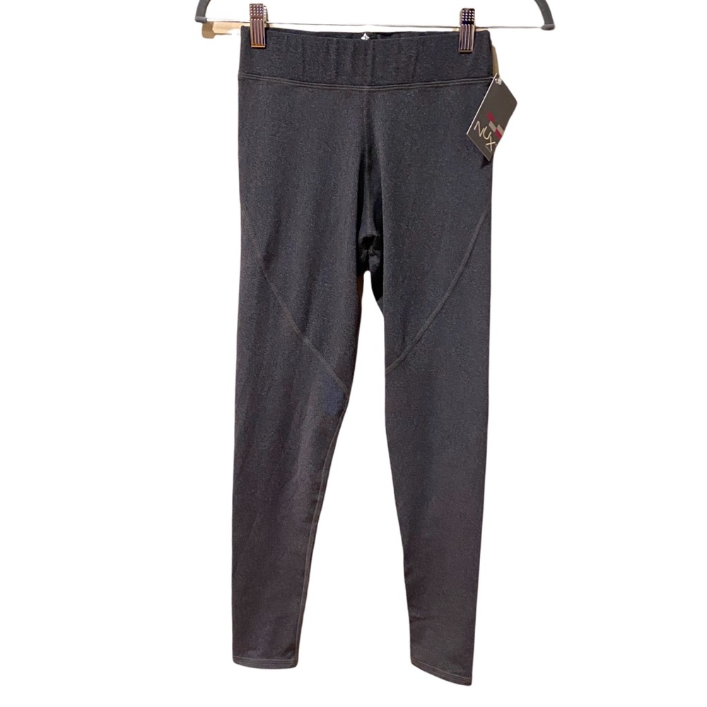 NUX Grey High Rise Full Length Leggings (S)